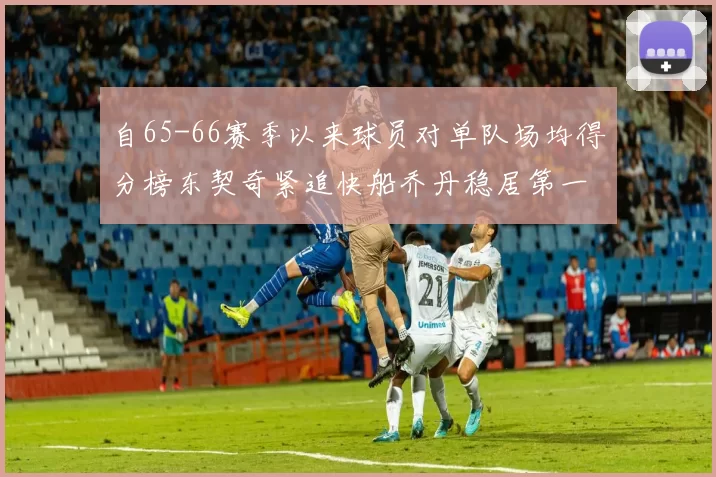 自65-66赛季以来球员对单队场均得分榜东契奇紧追快船乔丹稳居第一